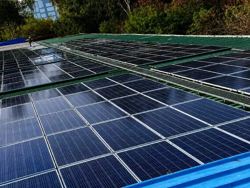 Solar rooftop project in Saket, Delhi