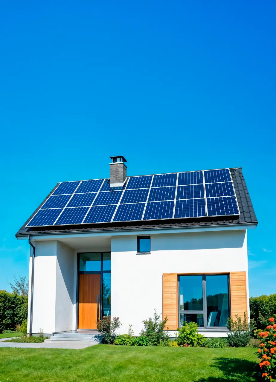 Anureza Power solar-powered home installation